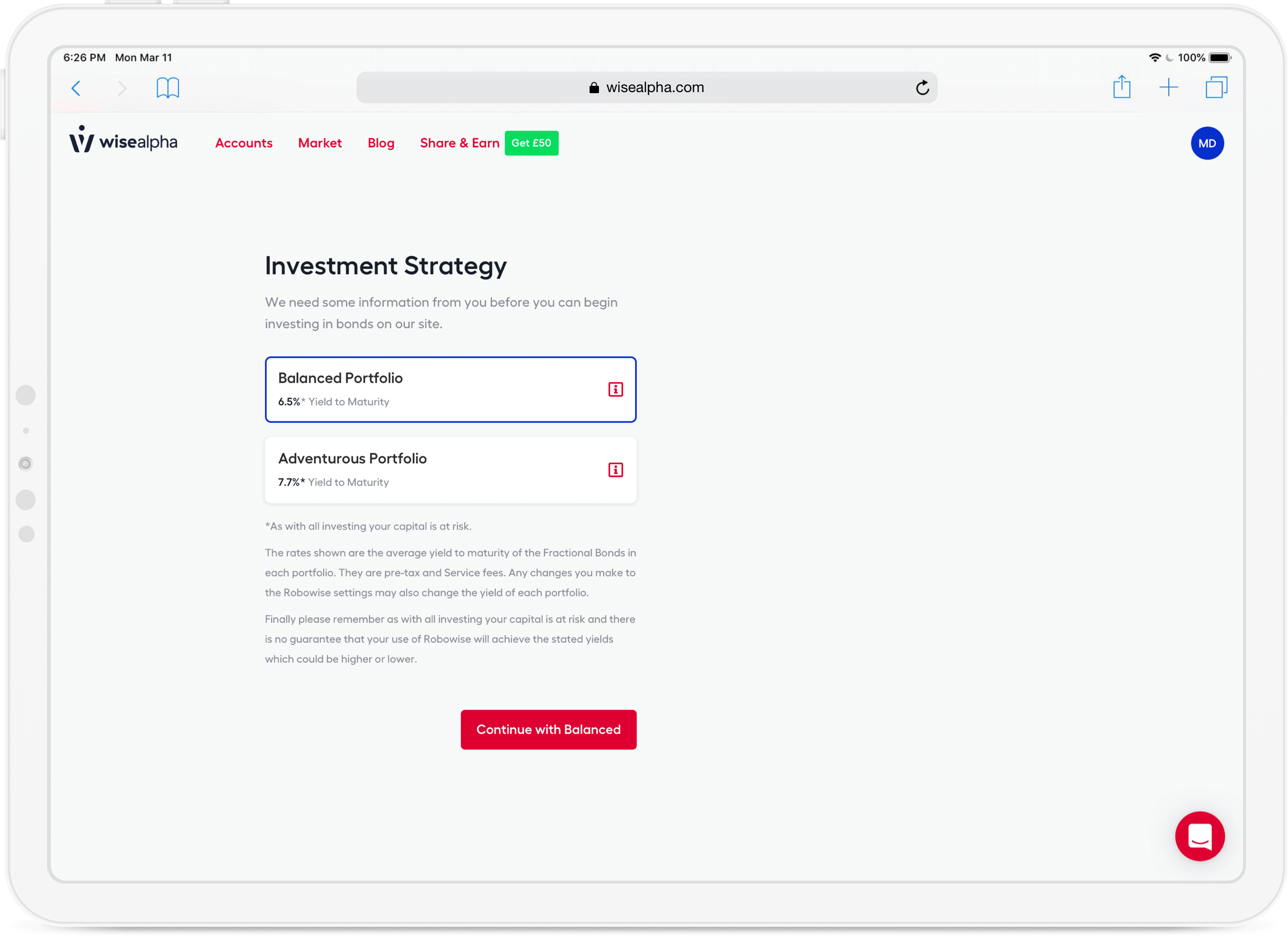 Create account